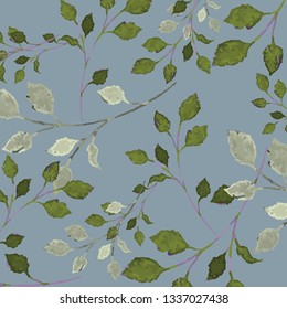 Leaves texture pattern. floral background.