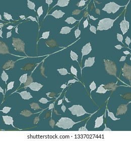 Leaves texture pattern. floral background.