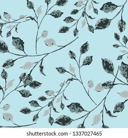 Leaves texture pattern. floral background.