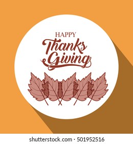 Leaves of Thanks given design