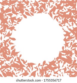 Leaves. Throw autumn leaves. Unusual abstract texture, background, wallpaper, postcard. Vector eps 10.