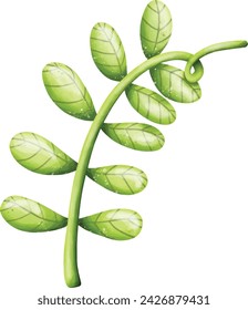 leaves, tree parts, green leaves