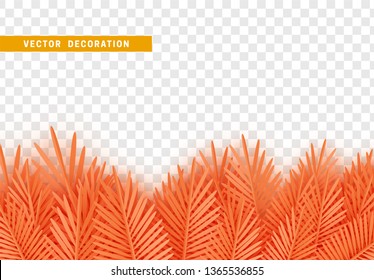 Leaves vector background. foliage isolated. leaf pattern