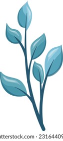 hojas, vector, diseño, ilustración, gráfico