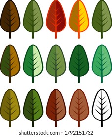 leaves vector design leaf icon