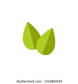 leaves vector icon