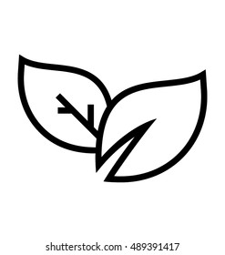 Leaves Vector Icon