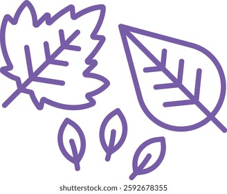 Leaves vector icon. Can be used for printing, mobile and web applications.
