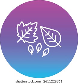 Leaves vector icon. Can be used for printing, mobile and web applications.