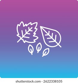 Leaves vector icon. Can be used for printing, mobile and web applications.