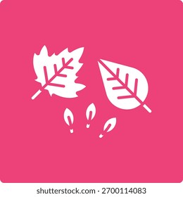 Leaves vector icon. Can be used for printing, mobile and web applications.