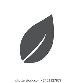 deja el diseño del ícono del Vector sobre fondo blanco. Leaf icon ecología elemento natural, hoja verde, medio ambiente y naturaleza eco sign - stock Vector. Ilustración vectorial. Archivo Eps 482.