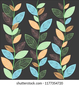 leaves vector illustration