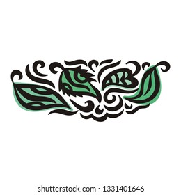 Leaves. Vector illustration