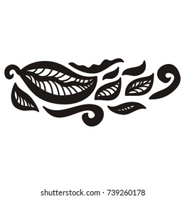 Leaves. Vector illustration.