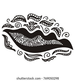 Leaves. Vector illustration.