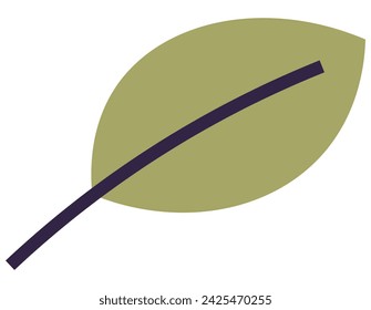 Leaves vector illustration. Blooms and blossoms are artistic expressions carefully tended garden Harvesting leaves is mindful process, respecting delicate balance nature Cultivating garden is art