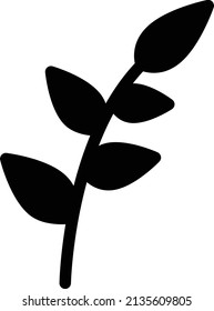 leaves Vector illustration on a transparent background. Premium quality symbols. Glyphs  vector icon for concept and graphic design.