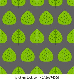 Leaves vector illustration pattern. Pattern leaf, leaves, floral pattern simple ornament of textile, fabric, paper, wrapping. Vector EPS 10