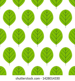 Leaves vector illustration pattern. Pattern leaf, leaves, floral pattern simple ornament of textile, fabric, paper, wrapping. Vector EPS 10