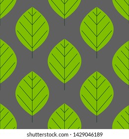 Leaves vector illustration pattern. Pattern leaf, leaves, floral pattern simple ornament of textile, fabric, paper, wrapping. Vector EPS 10