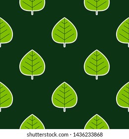 Leaves vector illustration pattern. Pattern leaf, leaves, floral pattern simple ornament of textile, fabric, paper, wrapping. Vector EPS 10