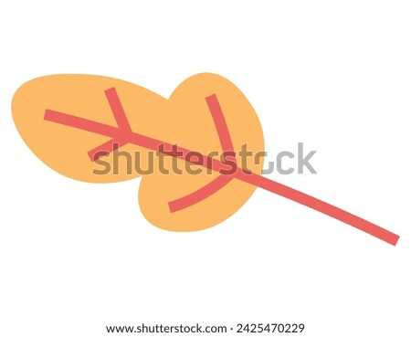 Leaves vector illustration. In realm botany, leaves and foliage embody very essence life Growing garden instills deep appreciation for intricate world leaves Leaves grow and intertwine, creating lush