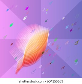 leaves vector pattern