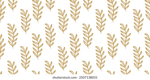 leaves vector pattern background. aesthetic leaf seamless pattern. leaves pattern background. seamless patterns with leaves.