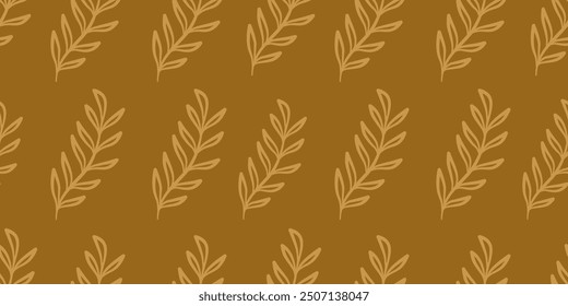 leaves vector pattern background. aesthetic leaf seamless pattern. leaves pattern background. seamless patterns with leaves.