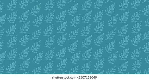leaves vector pattern background. aesthetic leaf seamless pattern. leaves pattern background. seamless patterns with leaves.