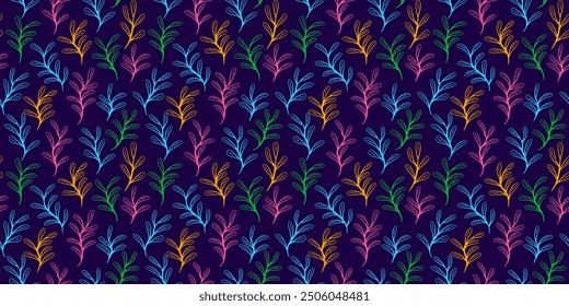 leaves vector pattern background. Green leaf seamless pattern. leaves pattern background. seamless patterns with green leaves.