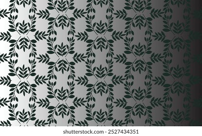 leaves vector pattern background. Green leaf seamless pattern. leaves pattern background. seamless patterns with green leaves.
