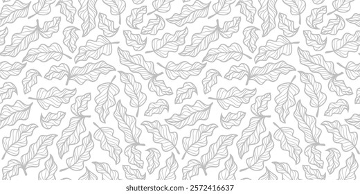 leaves vector pattern background. Green leaf seamless pattern. leaves pattern background. seamless patterns with green leaves.