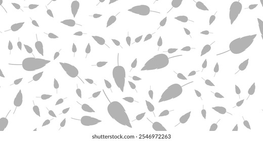 leaves vector pattern background. leaf seamless pattern. leaves pattern background. seamless patterns with green leaves of tea.

