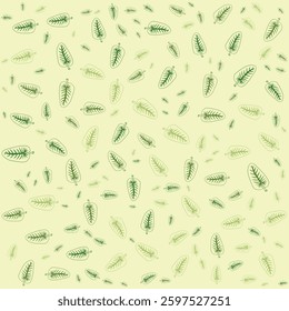 leaves vector pattern background. tea leaf pattern. leaves pattern background. seamless patterns with leaves background.