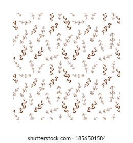 leaves vector pattern decoration ornament. botanical vector design floral. wedding invitation background.