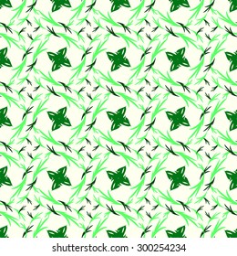 leaves vector seamless abstract color pattern background