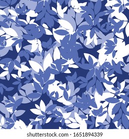 Leaves Watercolor floral background.texture pattern