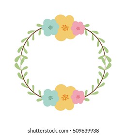 leaves wreath decoration