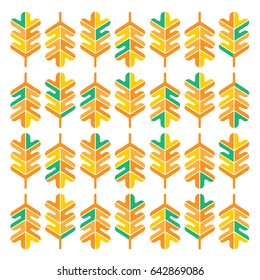 Leaves yellow