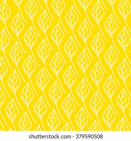 Leaves yellow background