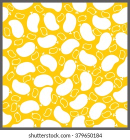 Leaves,fruits and Flowers seamless pattern