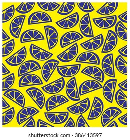 Leaves,fruits and Flowers seamless pattern