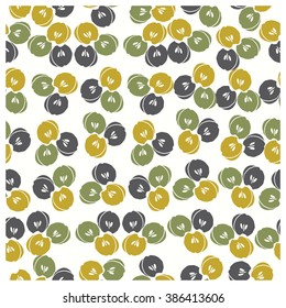 Leaves,fruits and Flowers seamless pattern