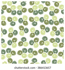 Leaves,fruits and Flowers seamless pattern