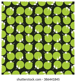 Leaves,fruits and Flowers seamless pattern