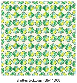 Leaves,fruits and Flowers seamless pattern
