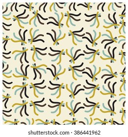 Leaves,fruits and Flowers seamless pattern
