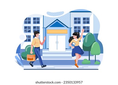 Leaving School By Saying Goodbye